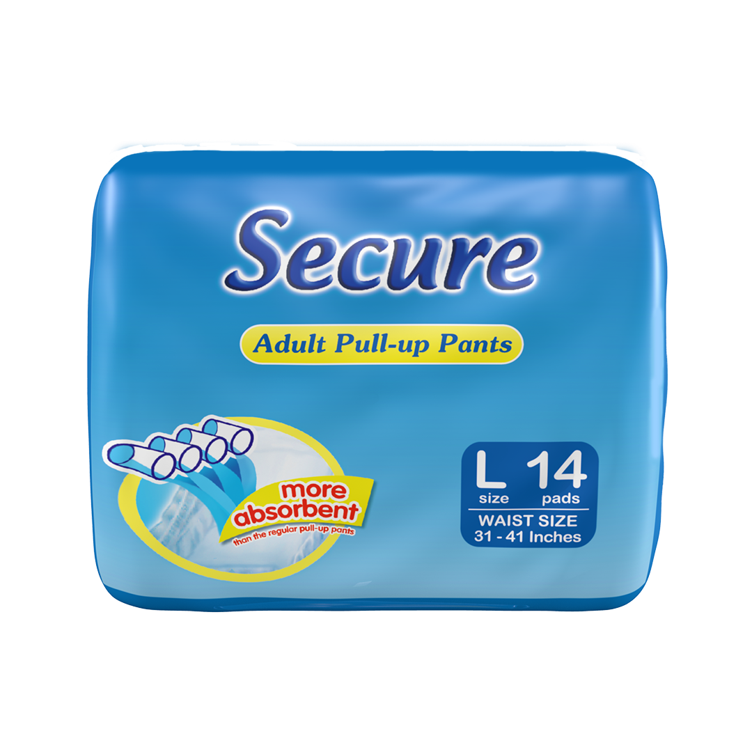 Secure Adult Pull-up Pants 14s Large