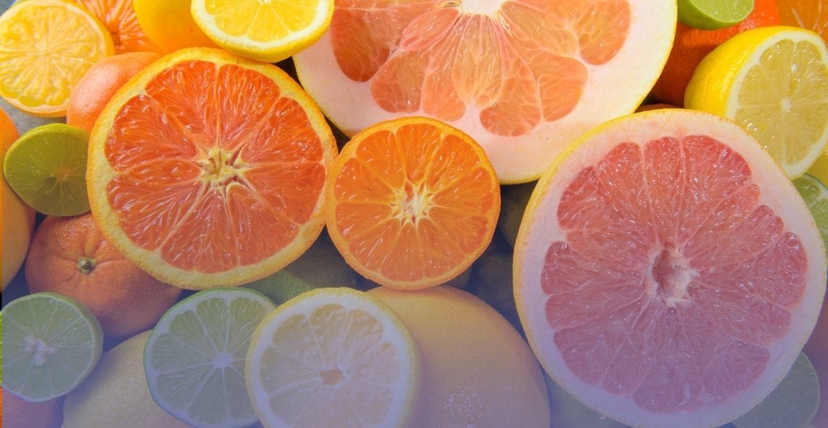 foods to avoid when you have urine leaks: sliced citrus fruits, including grapefruits, oranges, lemons, and limes